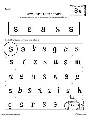 Lowercase Letter S Styles Worksheet Myteachingstation Com Its It S Worksheet - Its It's Worksheet
