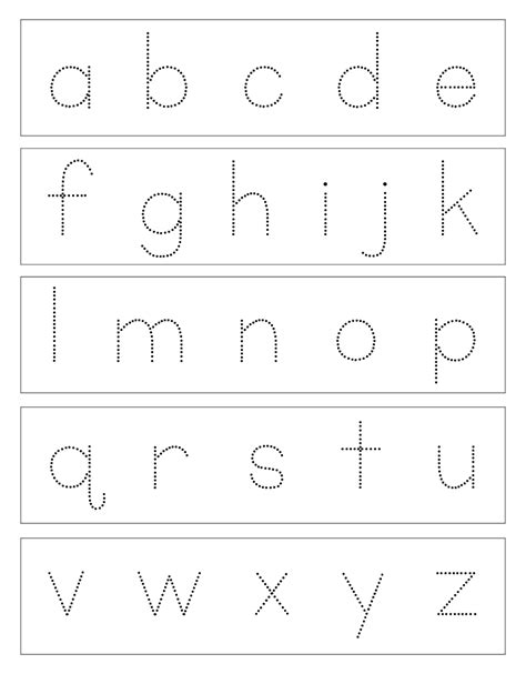 Lowercase Letter Tracing 1 Worksheet Free Printable Worksheets Tracing Lowercase Letters Worksheet - Tracing Lowercase Letters Worksheet