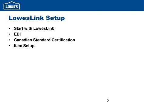 Read Loweslink Routing Guide 