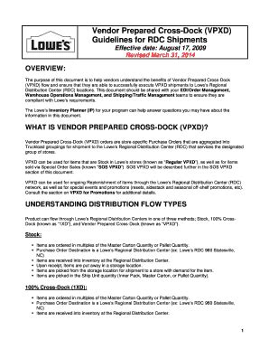 Read Loweslink Routing Guide 