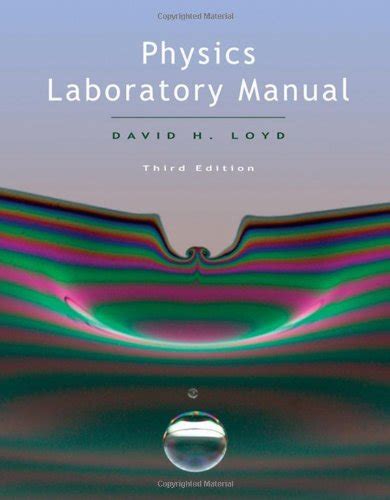 Read Loyd Physics Laboratory Manual Solutions 