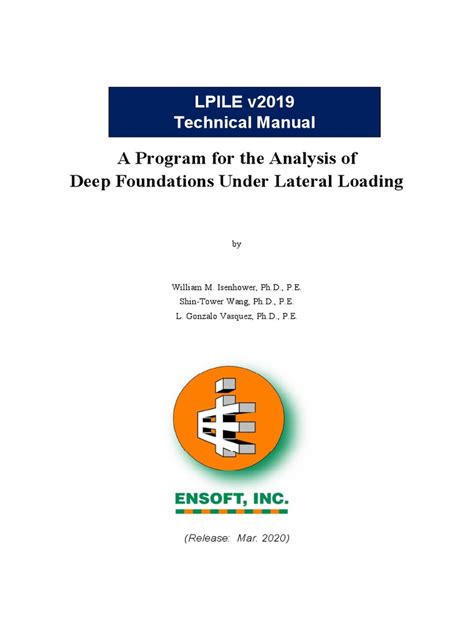 Lpile Manual