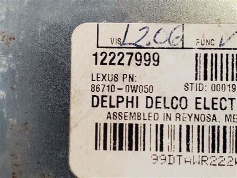 Ls430 Chassis Code