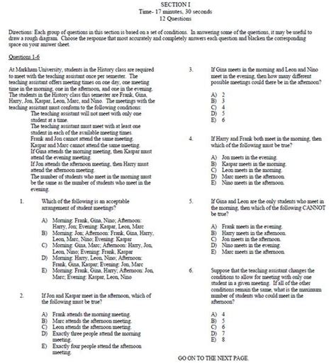 Lsat Practice Test 101