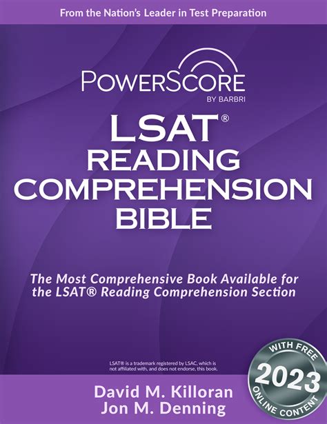 Read Online Lsat Reading Comprehension Bible 