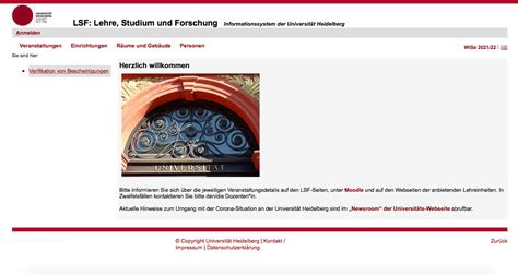 Lsf Uni Heidelberg