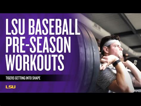 Lsu Baseball Workout Program