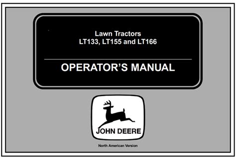 Lt155 Bagger Manual