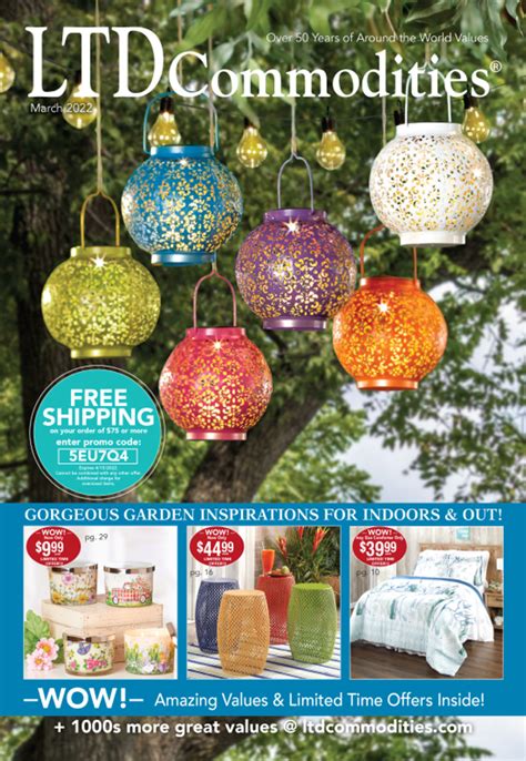 Ltd Commodities Free Catalog Request By Mail Usa
