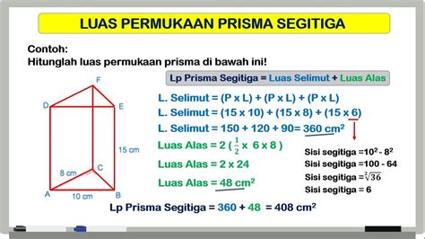 luas permukaan prisma segitiga | hihi httpseventsummaidshareramadan2020c B Yu