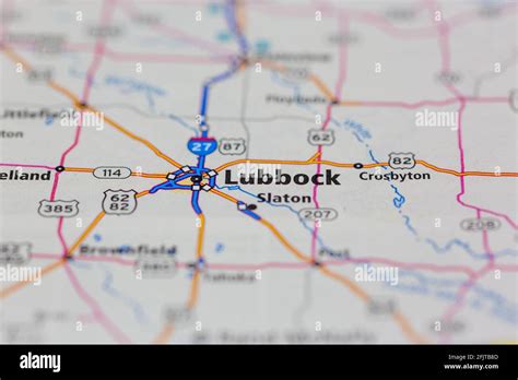 lubbock texas map