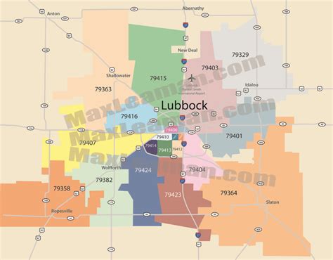 lubbock texas zip code