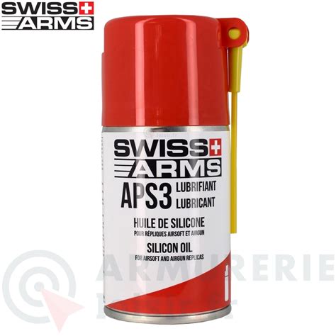 Lubrifiant Silicone Swiss Arms Aps3 160ml Huile De Silicone Action - Huile De Silicone Action