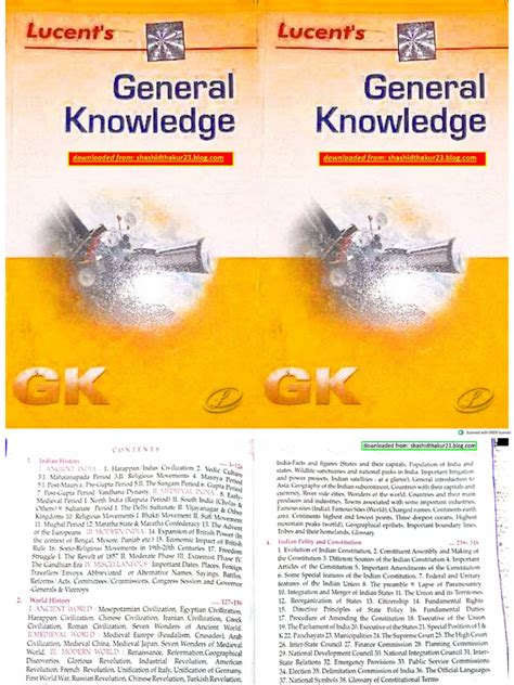 Lucent General Knowledge Pdf