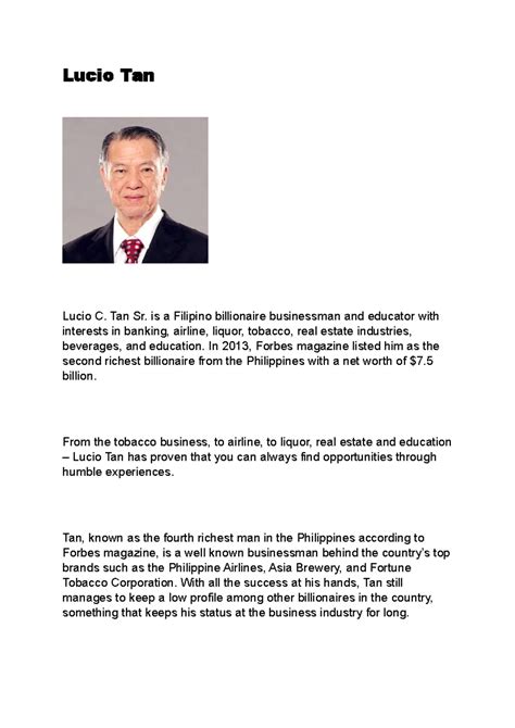 lucio tan biography summary example