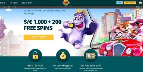luckland casino bonus code xext