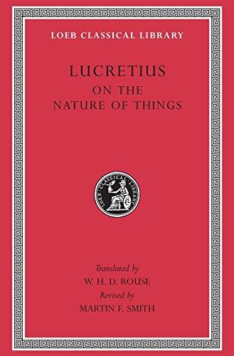 Full Download Lucretius On The Nature Of Things Loeb Classical Library No 181 Bks 1 6 