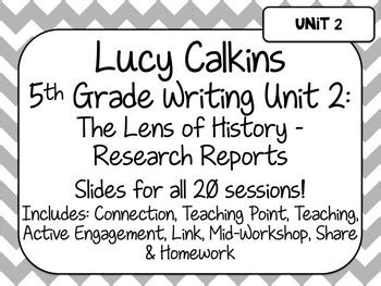 Lucy Calkins Unit Plans 5th Grade Writing Unit Research Based Argument Essay 5th Grade - Research Based Argument Essay 5th Grade