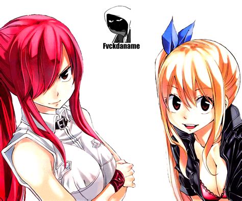 Lucy Heartfilia And Erza Scarlet