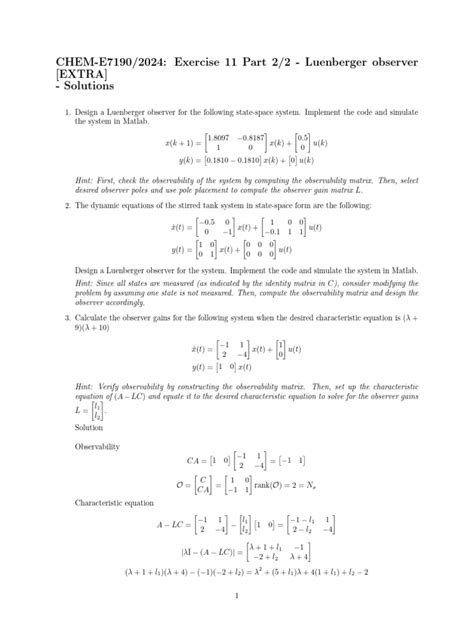 Read Luenberger Solutions 