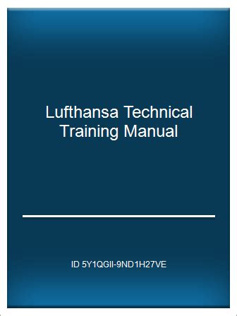 Read Online Lufthansa Technical Training Manual 