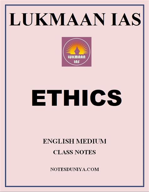 Lukmaan Ias Ethics Notes