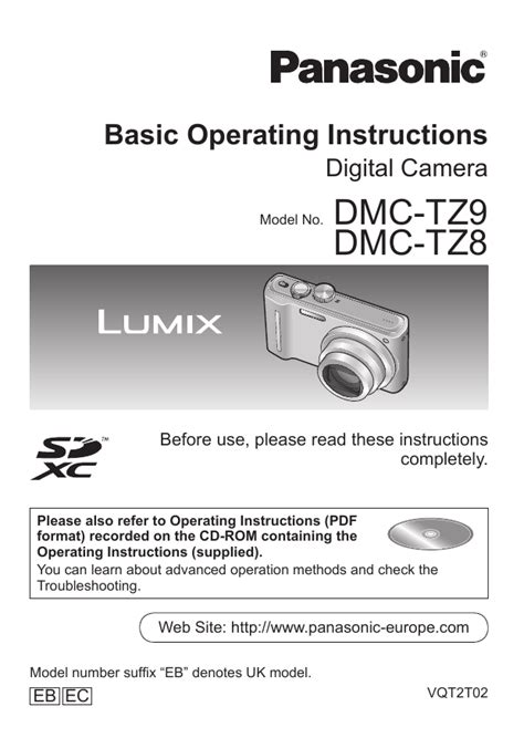 Read Online Lumix Dmc Tz9 User Guide Uk 