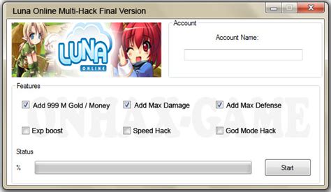 luna online gold hack