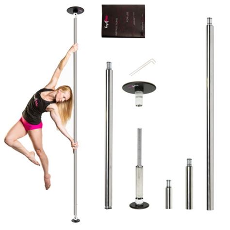 Yescom 500 mm Chrome Dancing Pole Extension for 45 mm Professional