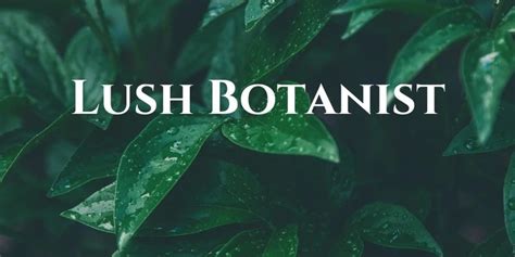 lush botanist fart porn