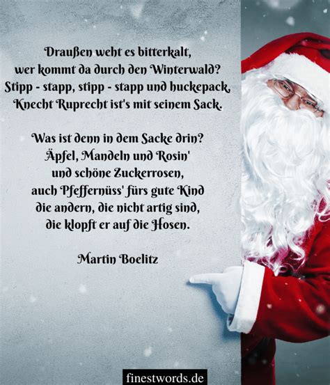 lustige gedichte für den weihnachtsmann kurz