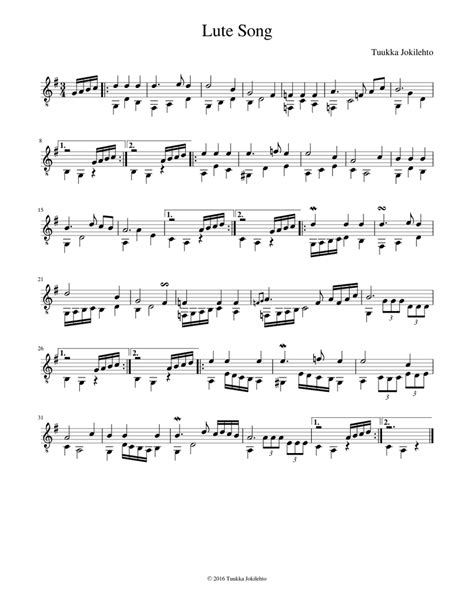 Read Lute Music Free Scores 