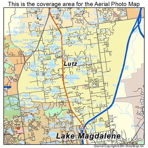 lutz florida map