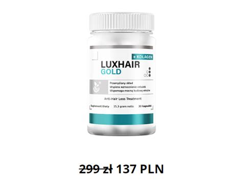 Luxhair gold - gdzie kupić - w aptece - cena  - Polska - ile kosztuje