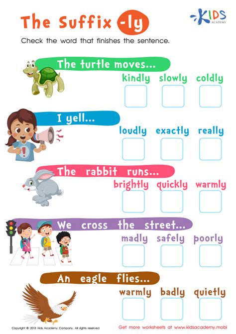 Ly Suffix Worksheet   Easyteaching Net Resources For Teaching Primary School - Ly Suffix Worksheet