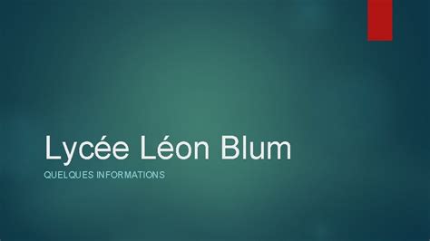 Lycée Polyvalent Léon Blum