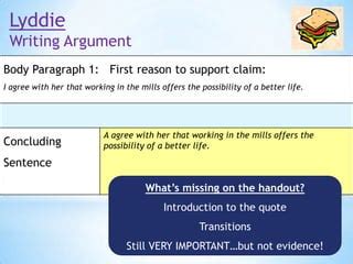 Lyddie Essay Introduction