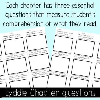 Read Lyddie Comprehension Questions 