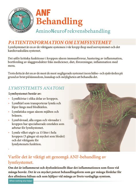 lymfsystemet sjukdomar