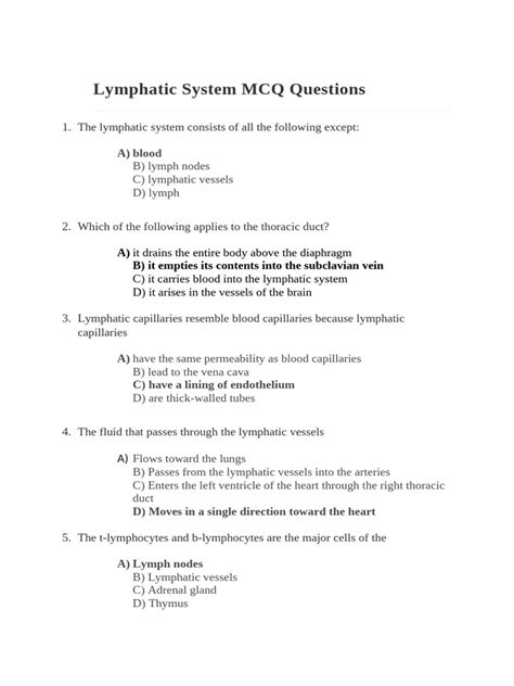 lymphatic mcq with answer bing just pdf just pdf site