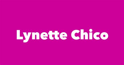 lynette chico biography books