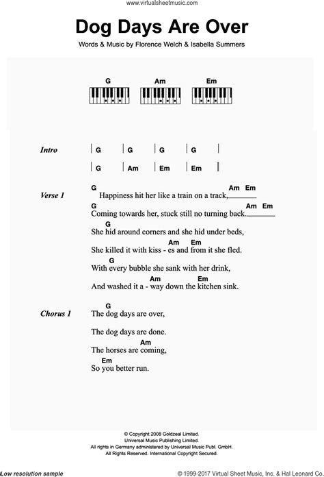 Lyrics Dog Days