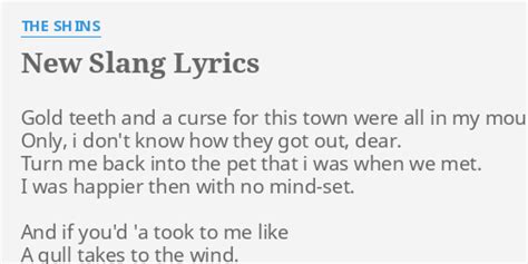 Lyrics New Slang