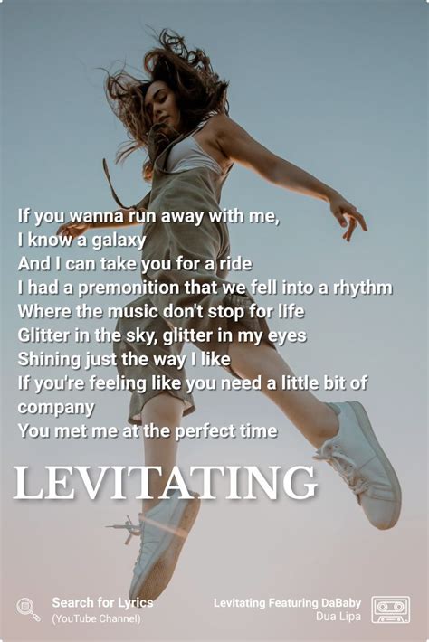 Lyrics Of Levitating