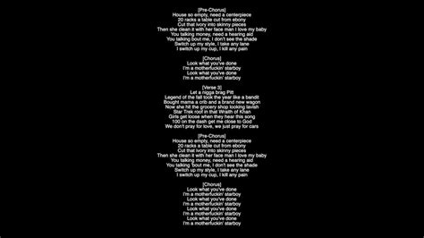 Lyrics Of Starboy