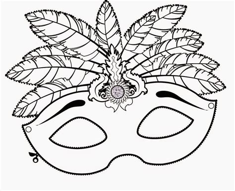 Máscaras de Carnaval para Colorear e Imprimir: ¡Diviértete con esta actividad creativa!