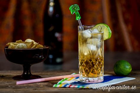 mörk rom ginger ale