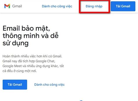 mở email | Cch m hp th gmail trn in