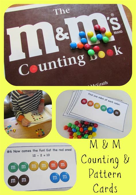 M Amp M Math Pattern Cards Teach Beside M M Math Book - M&m Math Book