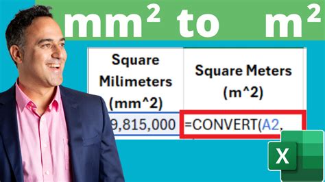 M Squared To Mm Squared